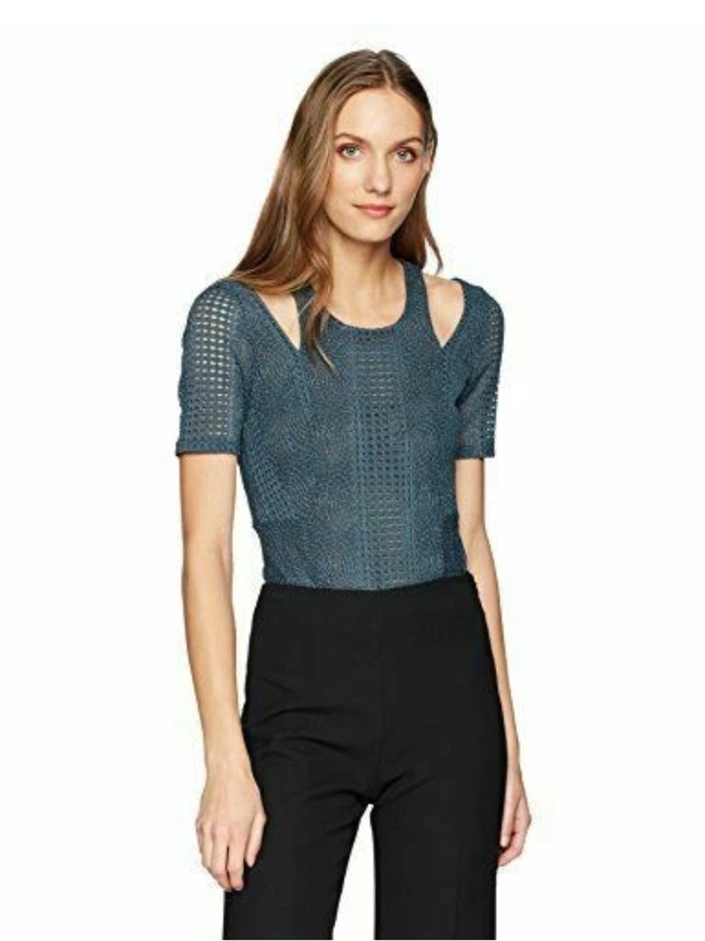 BCBGMaxAzria lace bodysuit | xs teal